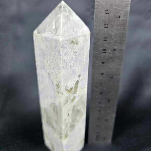 Green & Purple Jade Tower - Picture 7 of 10